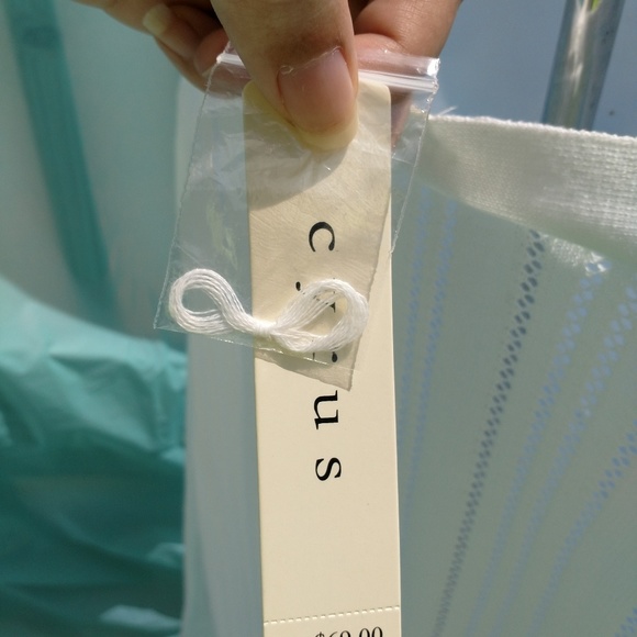 NWT Cyrus Women's Size Large White Cover up Cardi - Picture 5 of 6